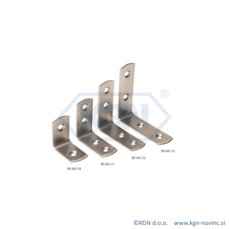 Kotnik pohištveni INOX 20 mm KO-003