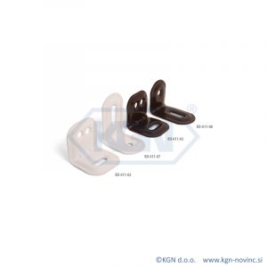 Furniture bracket - oval shape KO-011