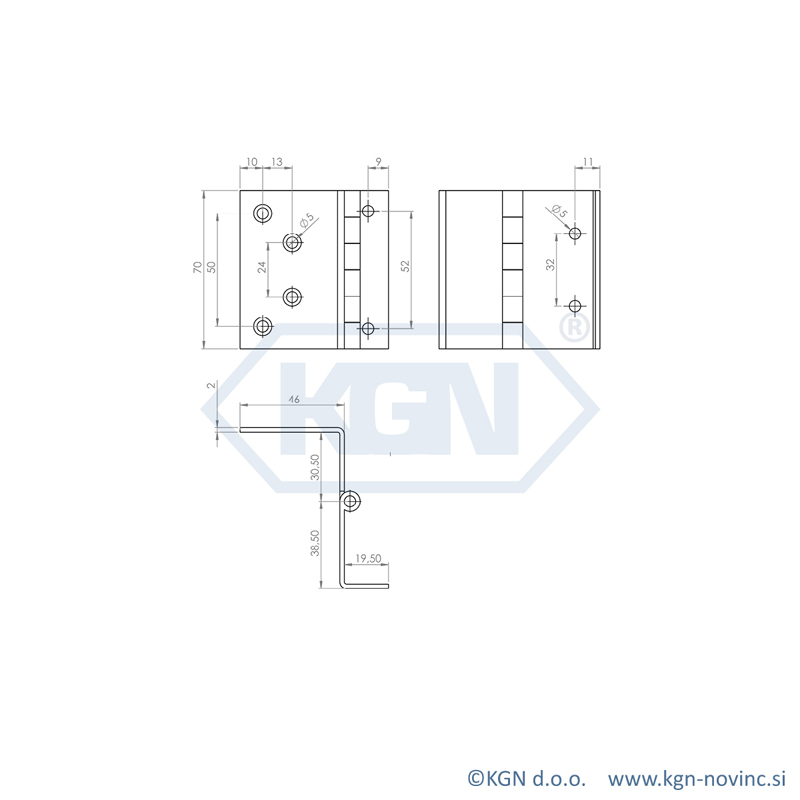 Spona za svetlobne kupole SP-048